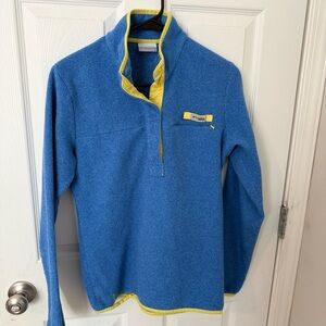 Columbia PFG Blue and Yellow Men's Pullover